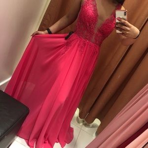 Hot Pink Gown